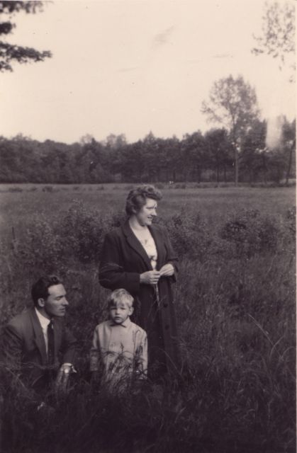 Vader had alleen maar een romp maar moeder nam hem overal mee naartoe in een handige draagtas.